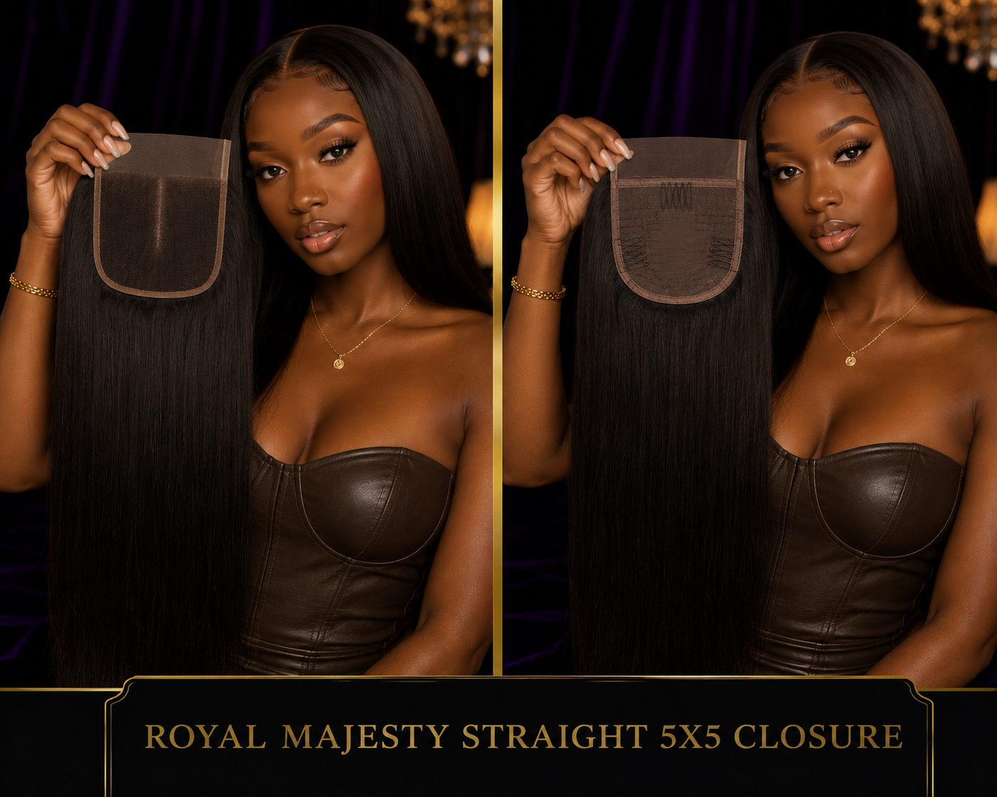 Royal Majesty Straight Closure & Frontal