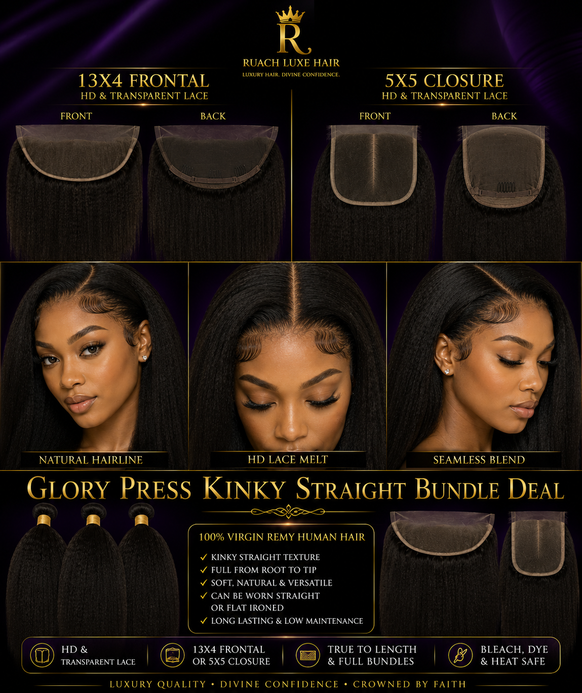 Glory Press Kinky Straight Bundle Deal