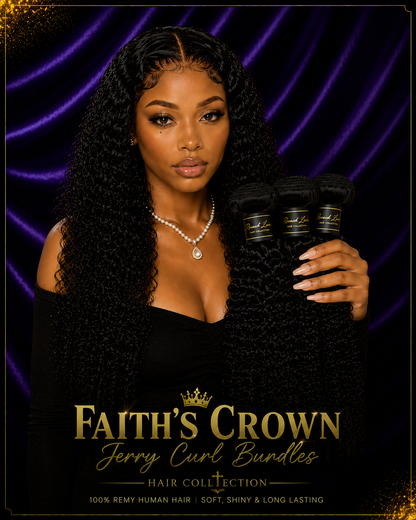 Faith's Crown Jerry Curl Bundle Deal