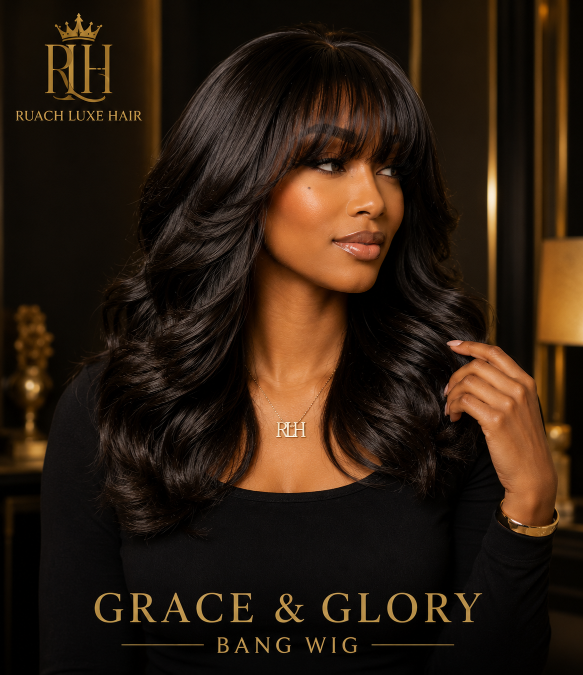 Grace & Glory Ready-to-Wear Bang Wig