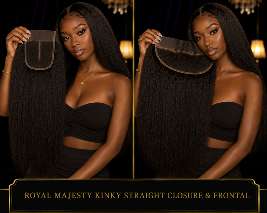 Royal Majesty Kinky Straight Closure & Frontal
