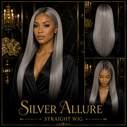 Silver Allure Straight Wig